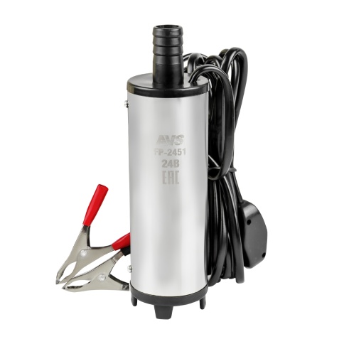 Насос для перекачки тех. жидкостей погружной AVS FP-2451(24V/3,5А/40 л/м./ d=51 мм/с фильтром) фото 3