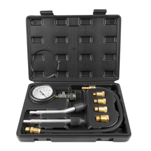 Компрессометр универсальный с насадками (8 предметов) AVS CT-07 (для бенз. ДВС) фото 1