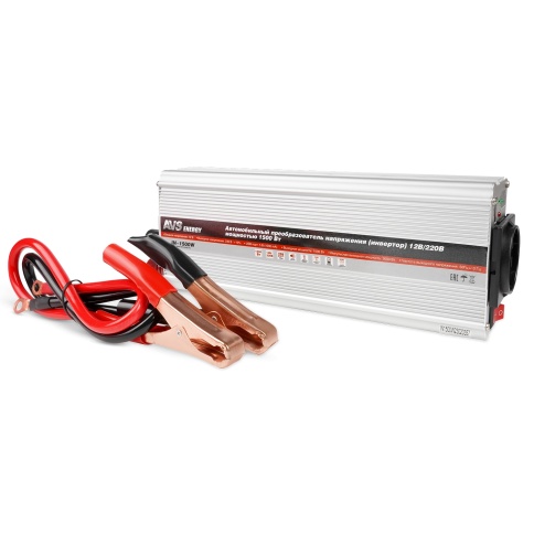 Автомобильный инвертор 12/220V AVS IN-1500W фото 8