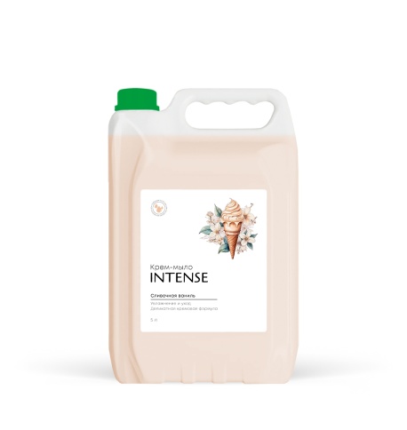 Жидкое крем-мыло INTENSE сливочная ваниль 5 л. увлажняющее Clean&Green CG8185 фото 1