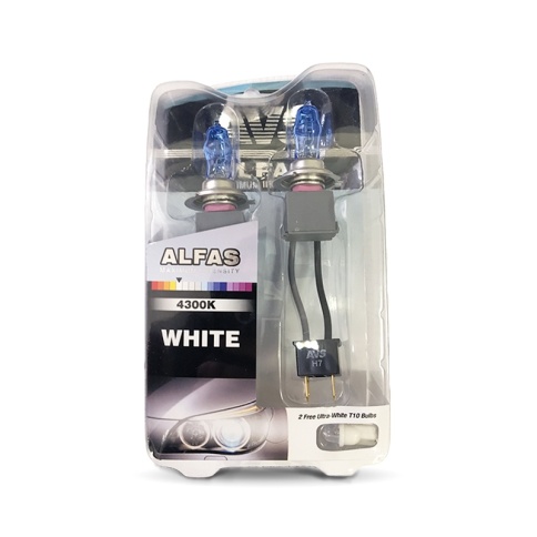 Газонаполненные лампы AVS ALFAS Maximum Intensity 4300K H7 12V 85W, комплект 2+2 (W5W) шт. фото 1