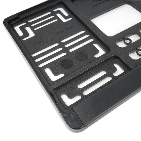 Рамка под номерной знак япон./амер. авто, 290*170 мм (черная) AVS RN-23 фото 3