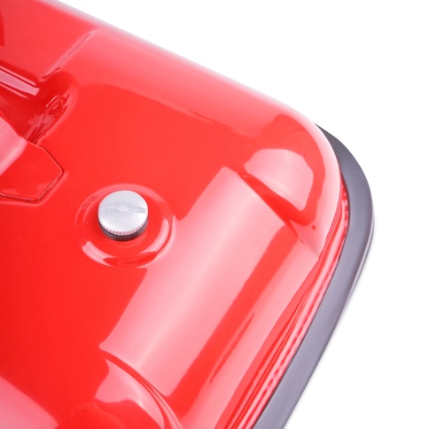 Канистра топливная металлическая горизонтальная 5 Л (красная) AVS HJM-05 фото 4