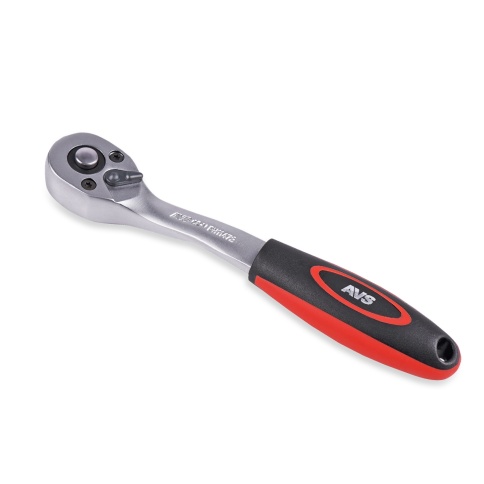 Рукоятка трещоточная 1/4"DR 72 зубца (пластиковая ручка) AVS RH11472 фото 3