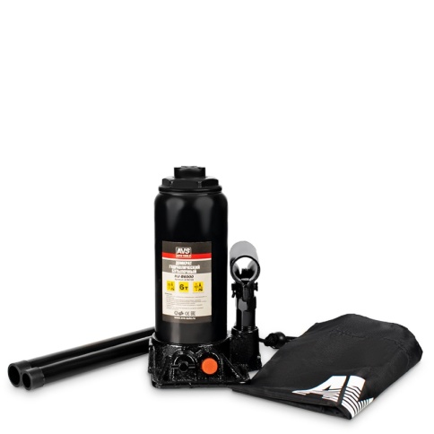 Домкрат гидравлический AVS HJ-B6000, 6т, 200-405мм. с клапаном (сумка, ремкомплект) фото 5