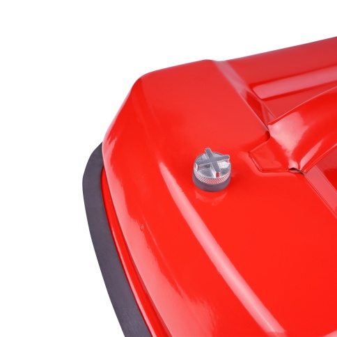 Канистра топливная металлическая горизонтальная 10 Л (красная) AVS HJM-10 фото 4