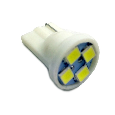 T111 T10/белый/ (W2.1x9.5d) 4SMD 2835 12V W5W, блистер, 2 шт. фото 2