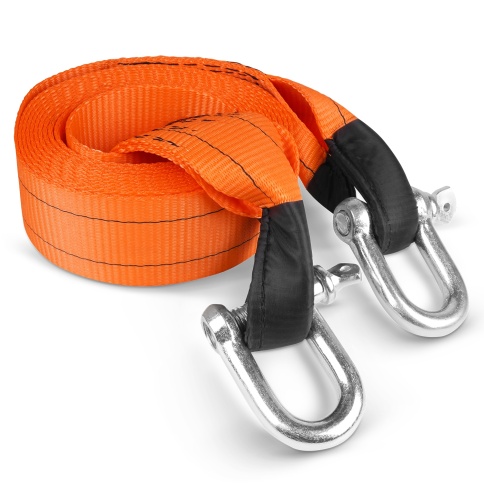 Трос буксировочный (усиленный,цвет-оранжевый) AVS EXPERT ST-155B 15т 5м.шаклы фото 4