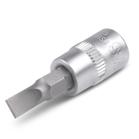 Головка со вставкой 1/4" шлиц (SL5.5, L=38мм) AVS BS14FD5.5 фото 1