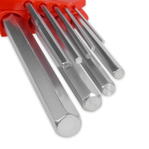 Набор ключей торцевых шестигранных удлиненных 9 предметов (1,5-10мм) AVS HKS-9L фото 3