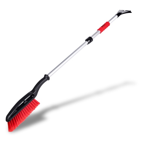 Щётка-скребок телескопическая (90-120 см) AVS SB-6333 XL с распушенной щетиной и мягкой ручкой фото 2