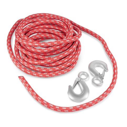 Трос буксировочный веревочный с крюками 5т 4,5м AVS BT-5 в сумке фото 3