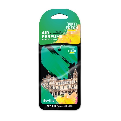 Ароматизатор AVS APP-002 AIR PERFUME (аром. One Million/Один миллион) Spain/Sevillia (бумажные) фото 1