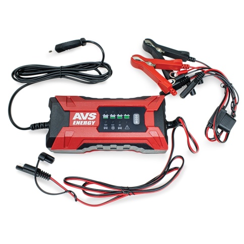 Зарядное устройство для автомобильного аккумулятора AVS BT-2S (2A, 25W) 6/12V  фото 2