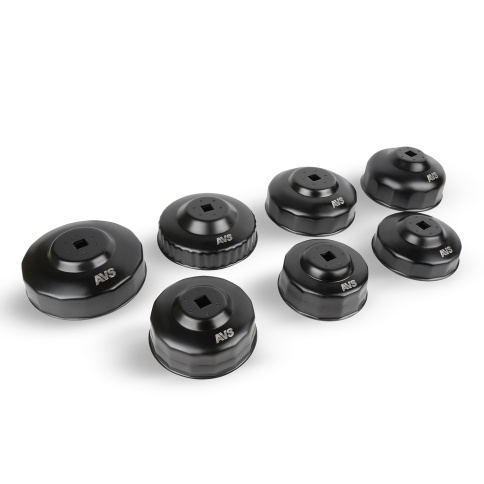 Набор съемников масляного фильтра тип "чашка" (65-100 мм) 15 пр. в кейсе AVS FWCS-15 фото 3