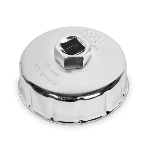 Съемник масляного фильтра «чашка» 76 мм, 12 граней AVS FWCT-04 фото 1