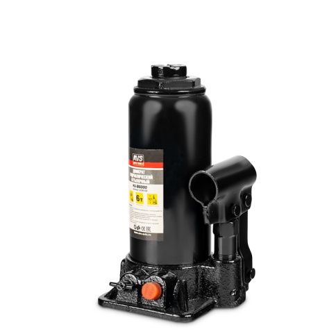 Домкрат гидравлический AVS HJ-B6000, 6т, 200-405мм. с клапаном (сумка, ремкомплект) фото 4