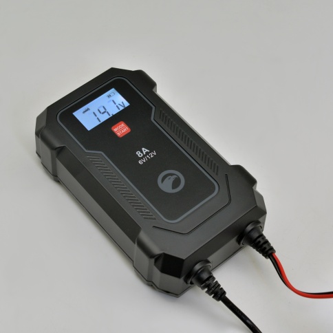 Автоматическое зарядное устройство для 6 и 12 вольтовых АКБ, BERKUT BC-08A (9 стадий зарядки) фото 5