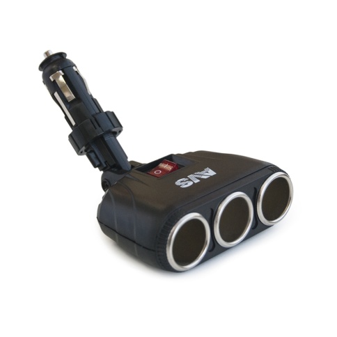 Разветвитель прикуривателя AVS 12/24 (на 3 выхода) CS316 фото 2