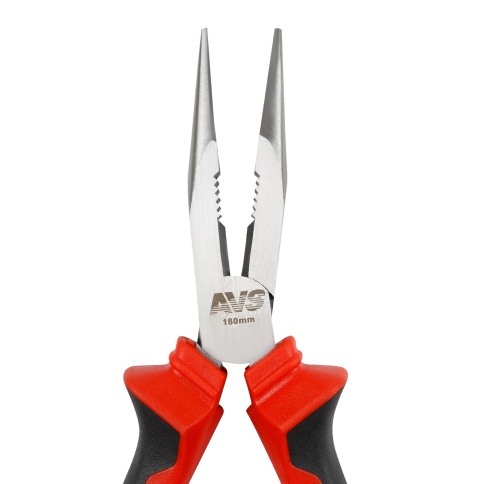 Длинногубцы прямые 180 мм AVS DLG0180-S фото 3