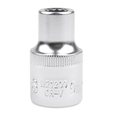 Головка торцевая 12-гранная 1/2''DR (09 мм) AVS H21209 фото 1