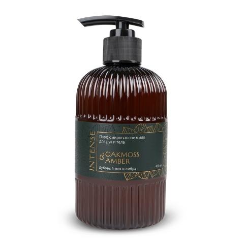 Жидкое мыло парфюм. Intense "Дубовый мох и амбра" 400 мл. с дозатором Clean&Green CG8512 фото 1