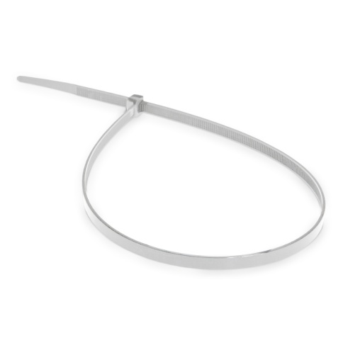 Хомут-стяжка нейлоновая 4,8х350мм, белый (100шт.) AVS NT4835-100W фото 1