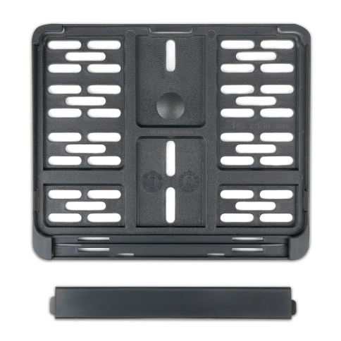 Рамка под номерной знак мотоцикла (чёрная) ТИП4 190х145 мм AVS RN-21 фото 2