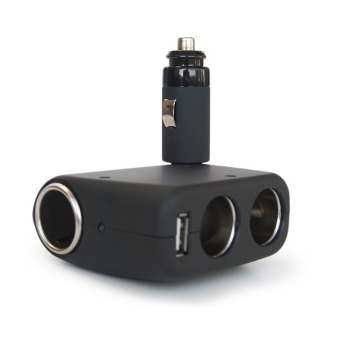 Разветвитель прикуривателя AVS 12/24 (на 3 выхода+USB) CS311U фото 2