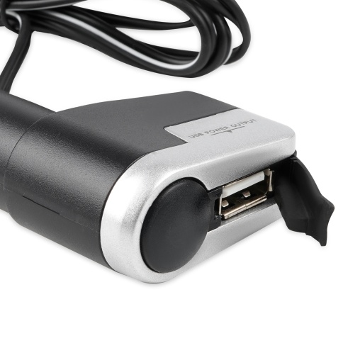 Разветвитель прикуривателя AVS 12/24 (на 2 выхода+USB) CS213U фото 2