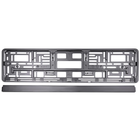 Рамка под номерной знак (чёрная) AVS RN-15 фото 3