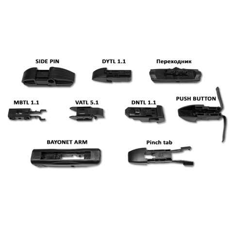 Щетка стеклоочистителя AVS Multi Hybrid Line (10 в 1) MHL-12 (30 см) фото 2