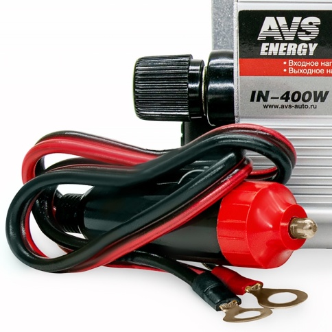 Автомобильный инвертор 12/220V AVS IN-400W фото 4