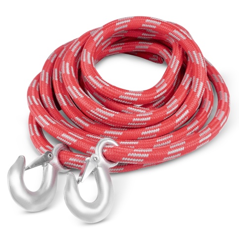 Трос буксировочный веревочный с крюками 12т 4,5м AVS BT-12 в сумке фото 2