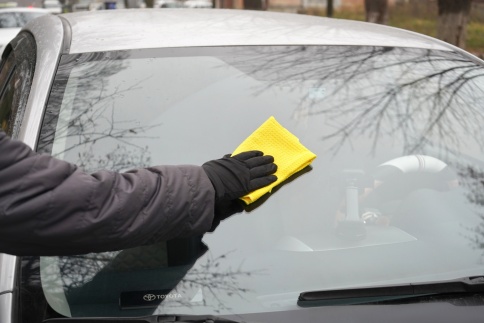 Полотенце для очистки стекла "Glass Towel" DM-0500 (40*40) фото 8