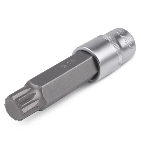 Головка со вставкой 1/2" SPLINE (M16, L=100 мм) AVS BS12M16L фото 1