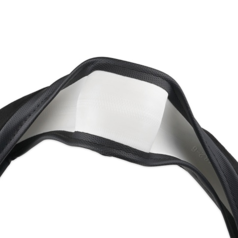 Спонжевая оплетка руля AVS SP-526M-B ( размер M, черный) 10 подушечек - Серия "Sponge" фото 3