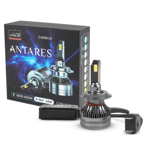 Светодиодная лампа AVS Antares H7/Н18, 9-36V, 45W, 2 шт. фото 1