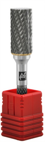 Борфреза твердосплавная цилиндрическая, тип А, 8 мм, двойная насечка, Thorvik TRRBA08200665-2, 57002 фото 3