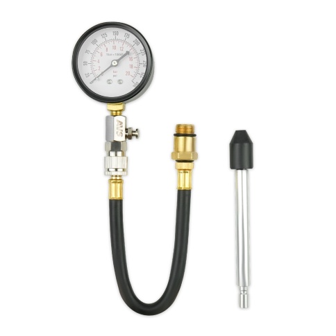 Компрессометр универсальный (3 предмета) AVS CT-06 (для бенз. ДВС) фото 1