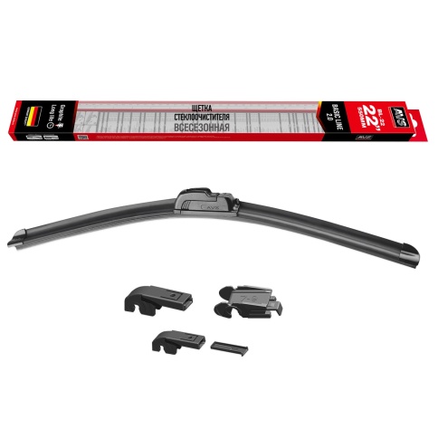 Щетки стеклоочистителя AVS б/к 55см "22" (1шт.) универсальные BL-22 фото 3