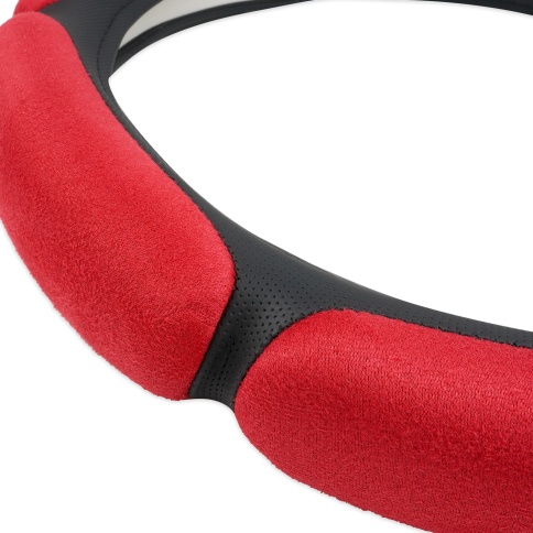 Спонжевая оплетка руля AVS SP-426L-RD ( размер L, красный) - Серия "Sponge" фото 2
