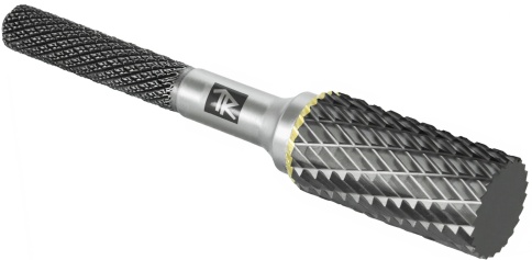 Борфреза твердосплавная цилиндрическая, тип А, 10 мм, дв. насечка, Thorvik TRRBA1020О665-2 (57003) фото 1