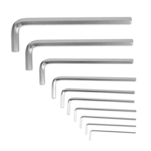 Набор ключей торцевых шестигранных  удлиненных 10 предметов (1,5-12мм) AVS HKS-10L фото 10