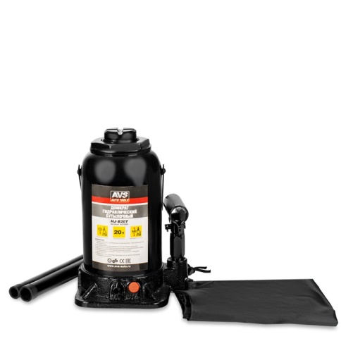 Домкрат гидравлический AVS HJ-B20T, 20т, 235-440мм. с клапаном (сумка, ремкомплект) фото 7