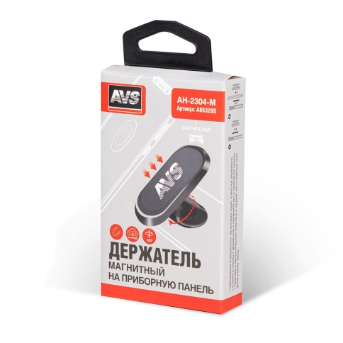 Держатель для смартфонов магнитный на приборную панель AVS AH-2304-M фото 9