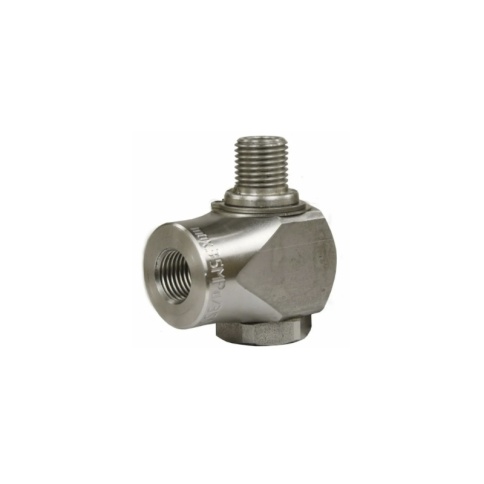 Муфта поворотная R+M для потолочных консолей 90°, 1/4"F-1/4"M (= 26.1300.20) 200320551 фото 1