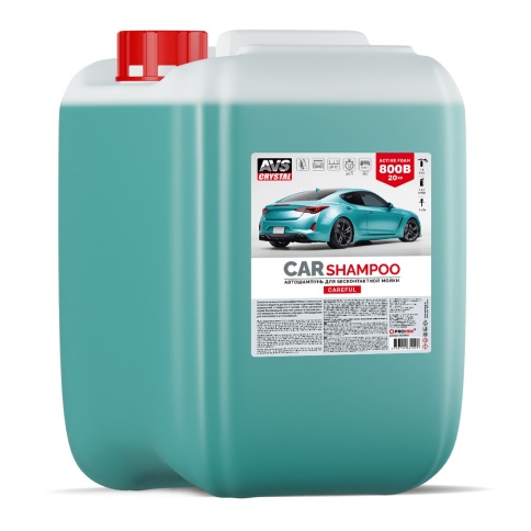 Автошампунь для б/к мойки AVS "Active Foam" 1:8-12 800B CAREFUL 20 кг фото 1