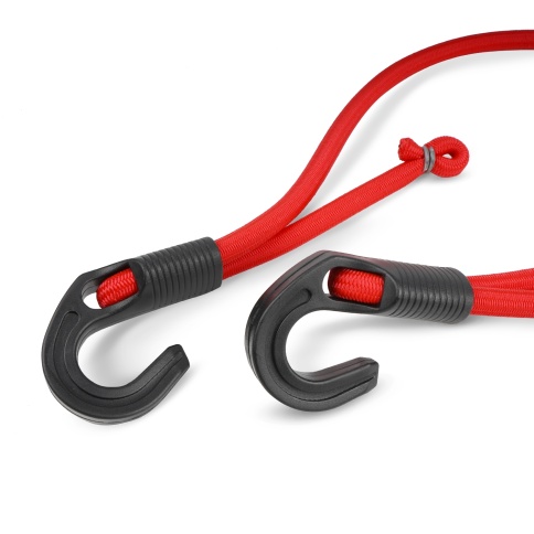 Резинка крепления груза 80 см х 8 мм, 2 шт (пластик.крючки) AVS TL-03 фото 3