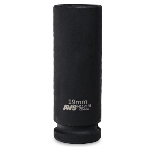 Головка торцевая ударная глубокая 6-гранная 1/2''DR (19 мм) AVS H11219I фото 1